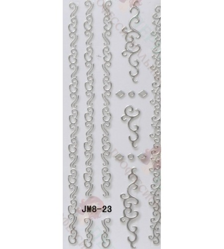 Стикер JM8-23 серебро