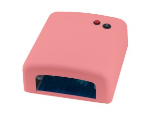 УФ лампа 36Ватт с таймером, розовый цвет
