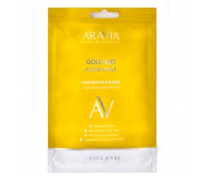 Альгинатная маска с коллоидным золотом ARAVIA Laboratories Gold Bio Algin Mask, 30  гр