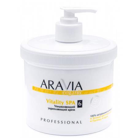Увлажняющий укрепляющий крем ARAVIA Organic Vitality SPA, 550 мл