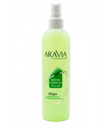Вода косметическая минерализованная ARAVIA Professional с мятой и витаминами, 300 мл