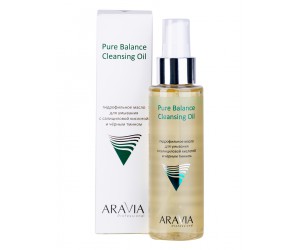 Гидрофильное масло для умывания ARAVIA Professional с салициловой кислотой и чёрным тмином Pure Balance Cleansing Oil, 110 мл