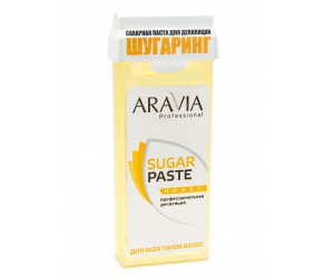 Сахарная паста для шугаринга в картридже ARAVIA Professional, медовая, очень мягкой консистенции, 150 гр