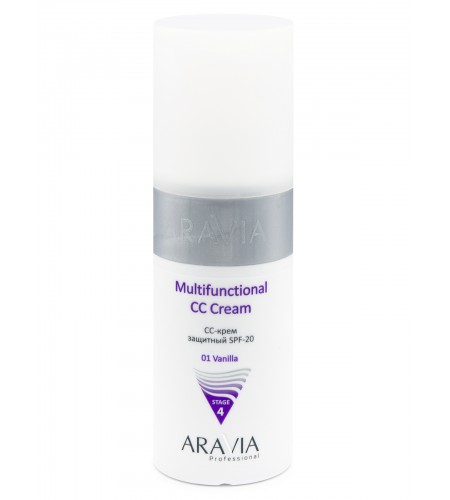 CC-крем защитный ARAVIA Professional SPF-20 Multifunctional CC Cream, 150 мл