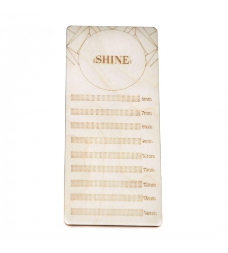 Планшет для ресниц elSHINE деревянный (размер S), 17*7,5 см