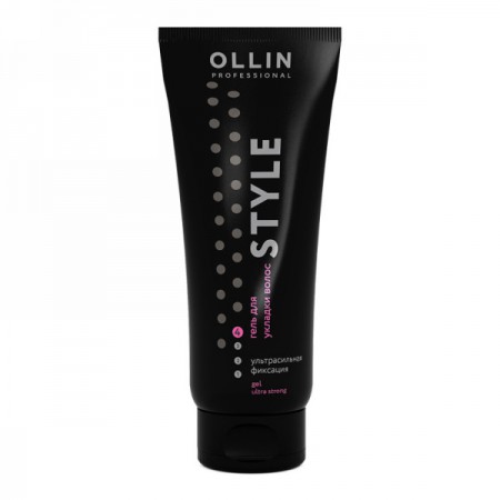 Гель для укладки волос ультрасильной фиксации OLLIN STYLE (Gel Ultra Strong), 200 мл