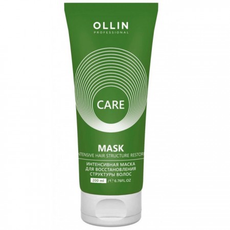 Интенсивная маска для восстановления структуры волос OLLIN CARE (Restore Intensive Mask), 200 мл