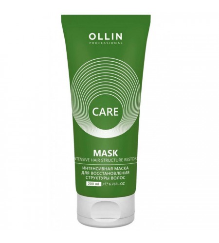 Интенсивная маска для восстановления структуры волос OLLIN CARE (Restore Intensive Mask), 200 мл