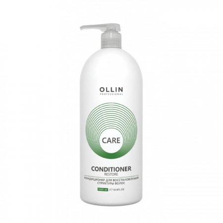 Кондиционер для восстановления структуры волос OLLIN CARE (Restore Conditioner), 1000 мл