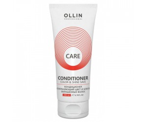 Кондиционер, сохраняющий цвет и блеск окрашенных волос OLLIN CARE (Color&Shine Save Conditioner), 200 мл
