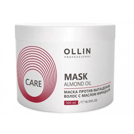 Маска против выпадения волос с маслом миндаля OLLIN CARE (Almond Oil Mask), 500 мл