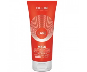 Маска, сохраняющая цвет и блеск окрашенных волос OLLIN CARE (Color&Shine Save Mask), 200 мл