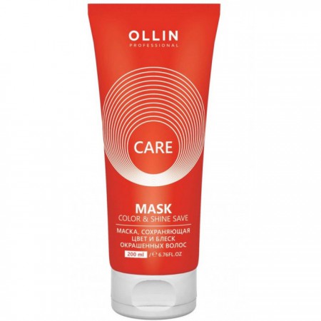 Маска, сохраняющая цвет и блеск окрашенных волос OLLIN CARE (Color&Shine Save Mask), 200 мл