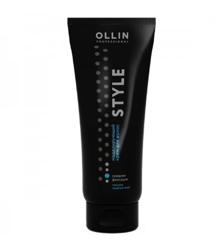 Моделирующий крем для волос средней фиксации OLLIN STYLE (Medium Fixation Hair Styling Cream), 200 мл