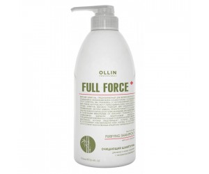 Очищающий шампунь для волос и кожи головы с экстрактом бамбука OLLIN FULL FORCE, 750 мл