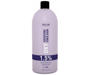 Окисляющая эмульсия 1,5% 5vol. OLLIN OXY (Oxidizing Emulsion), 1000 мл