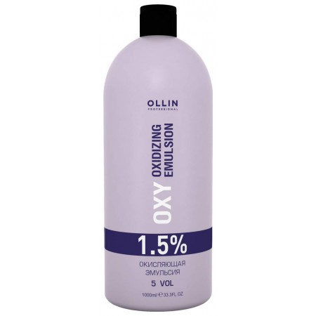 Окисляющая эмульсия 1,5% 5vol. OLLIN OXY (Oxidizing Emulsion), 1000 мл