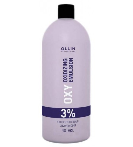 Окисляющая эмульсия 3% 10vol. OLLIN OXY (Oxidizing Emulsion), 1000 мл