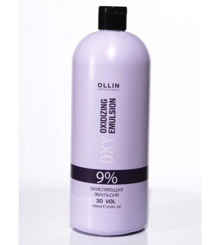 Окисляющая эмульсия 9% 30vol. OLLIN OXY (Oxidizing Emulsion), 1000 мл
