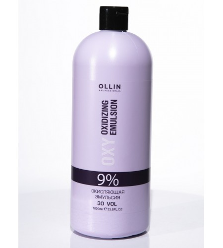Окисляющая эмульсия 9% 30vol. OLLIN performance OXY (Oxidizing Emulsion), 1000 мл