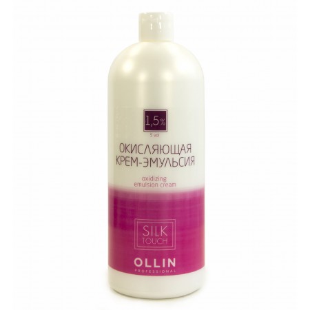 Окисляющая крем-эмульсия 1.5% 5vol. OLLIN silk touch (Oxidizing Emulsion cream), 1000 мл