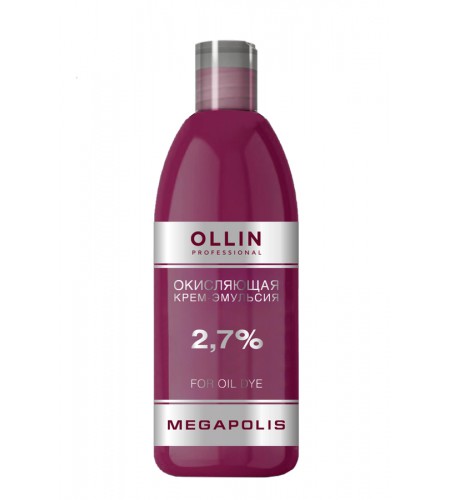 Окисляющая крем-эмульсия 2,7% OLLIN MEGAPOLIS, 500 мл