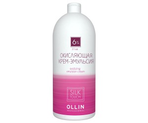 Окисляющая крем-эмульсия 6% 20vol. OLLIN silk touch (Oxidizing Emulsion cream), 1000 мл