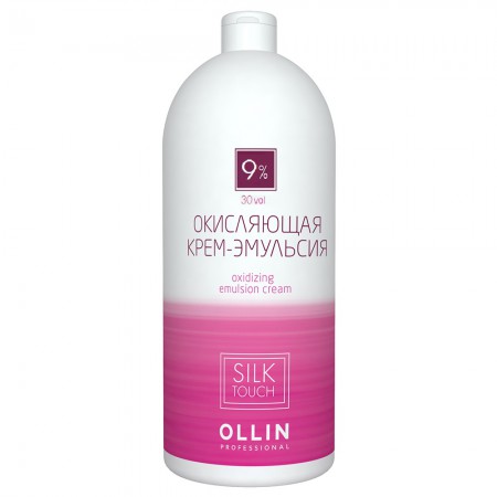 Окисляющая крем-эмульсия 9% 30vol. OLLIN silk touch (Oxidizing Emulsion cream), 1000 мл