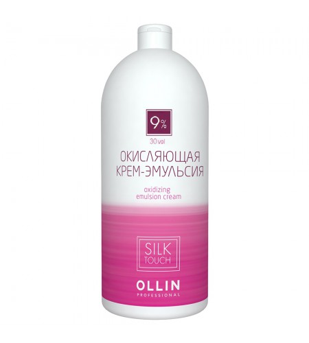 Окисляющая крем-эмульсия 9% 30vol. OLLIN silk touch (Oxidizing Emulsion cream), 1000 мл