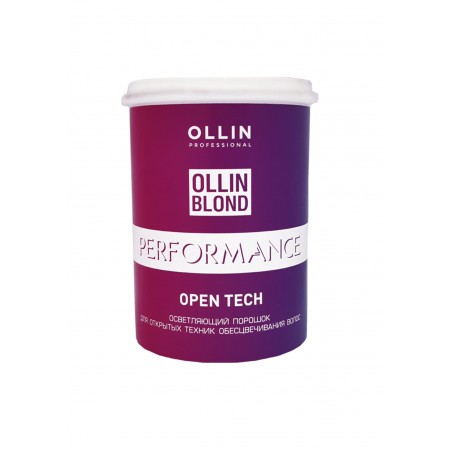 Осветляющий порошок для открытых техник обесцвечивания волос OLLIN BLOND PERFORMANCE Open Tech, 500 г
