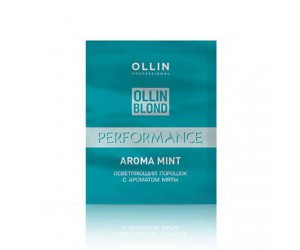 Осветляющий порошок с ароматом мяты OLLIN BLOND PERFORMANCE Aroma Mint, 30 г
