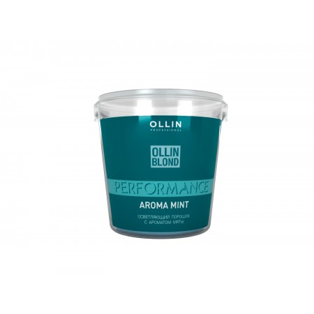 Осветляющий порошок с ароматом мяты OLLIN BLOND PERFORMANCE Aroma Mint, 500 г
