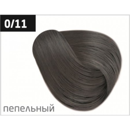 Перманентная крем-краска для волос OLLIN COLOR 0/11 корректор пепельный, 100 мл