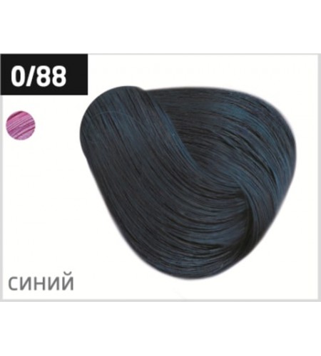 Перманентная крем-краска для волос OLLIN COLOR 0/88 корректор синий, 60 мл