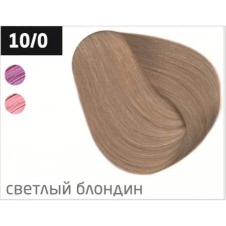 Перманентная крем-краска для волос OLLIN COLOR 10/0 светлый блондин, 60 мл