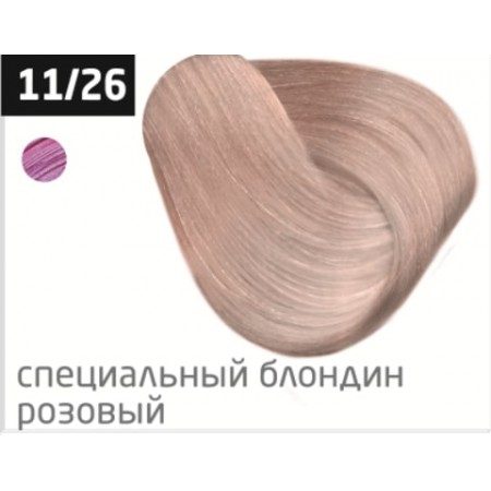 Перманентная крем-краска для волос OLLIN COLOR 11/26 специальный блондин розовый, 100 мл