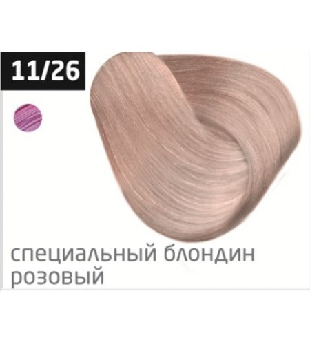 Перманентная крем-краска для волос OLLIN COLOR 11/26 специальный блондин розовый, 100 мл