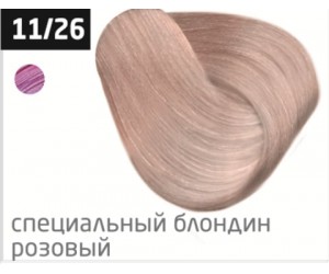 Перманентная крем-краска для волос OLLIN COLOR 11/26 специальный блондин розовый, 60 мл