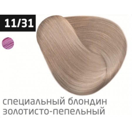Перманентная крем-краска для волос OLLIN COLOR 11/31 специальный блондин золотисто-пепельный, 100 мл