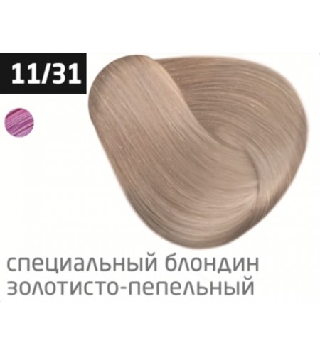 Перманентная крем-краска для волос OLLIN COLOR 11/31 специальный блондин золотисто-пепельный, 100 мл