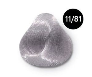 Перманентная крем-краска для волос OLLIN COLOR 11/81 специальный блондин жемчужно-пепельный, 100 мл