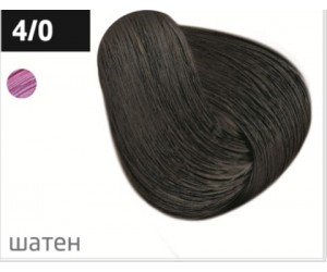 Перманентная крем-краска для волос OLLIN COLOR 4/0 шатен, 60 мл