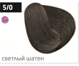 Перманентная крем-краска для волос OLLIN COLOR 5/0 светлый шатен, 100 мл