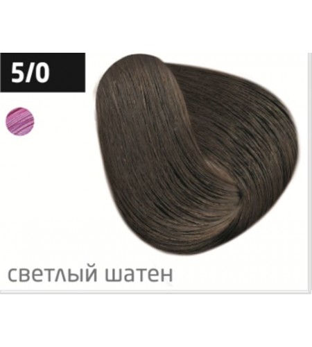 Перманентная крем-краска для волос OLLIN COLOR 5/0 светлый шатен, 60 мл