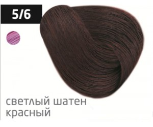 Перманентная крем-краска для волос OLLIN COLOR 5/6 светлый шатен красный, 100 мл