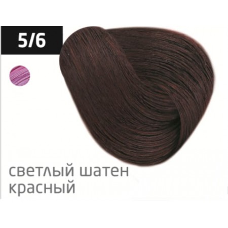 Перманентная крем-краска для волос OLLIN COLOR 5/6 светлый шатен красный, 100 мл