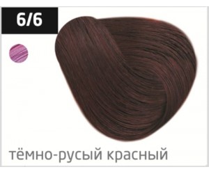 Перманентная крем-краска для волос OLLIN COLOR 6/6 темно-русый красный, 60 мл