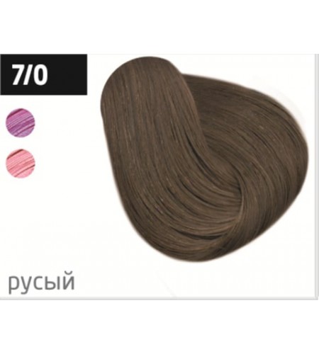 Перманентная крем-краска для волос OLLIN COLOR 7/0 русый, 100 мл