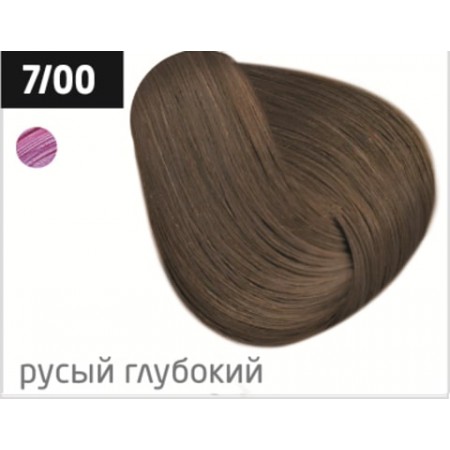 Перманентная крем-краска для волос OLLIN COLOR 7/00 русый глубокий, 100 мл
