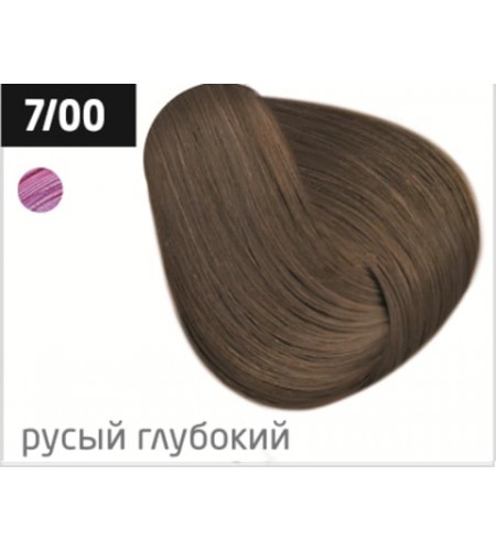 Перманентная крем-краска для волос OLLIN COLOR 7/00 русый глубокий, 60 мл